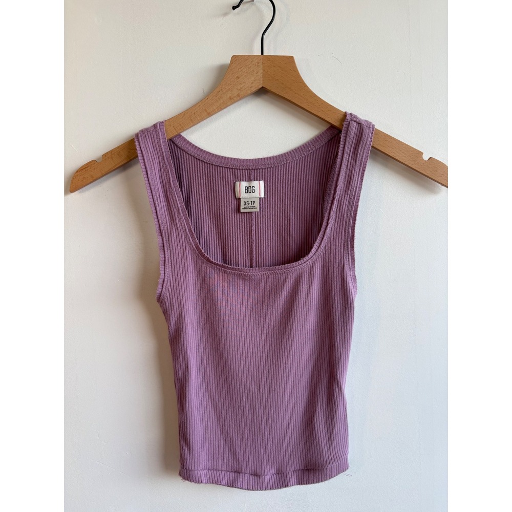 BDG Lavender Ribbed Tank Top